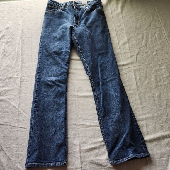 VTG Gap Jeans Womens 10 Blue Bootcut Stretch Denim Mid Rise 30x30 Y2K Made USA - Picture 1 of 15